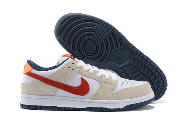 Women's Dunk Low SB White/Red Shoes 160